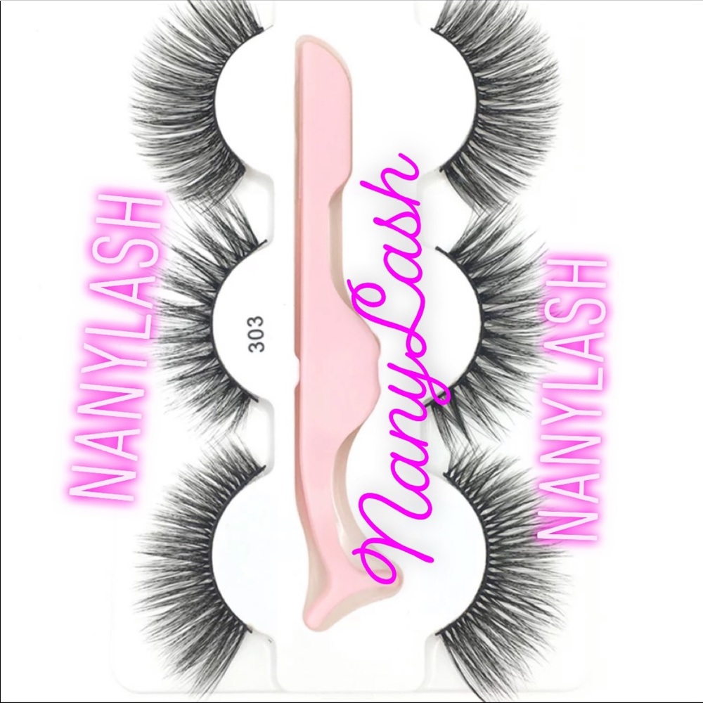 🔥🔥1 Packaged with 3 Faux Lashes , Tweezers🔥🔥
